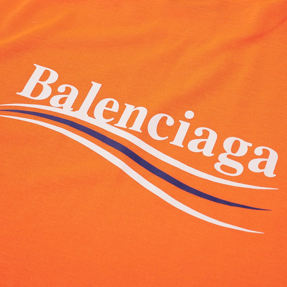 Balenciaga Oversized Political Campaign Logo Tee - 3