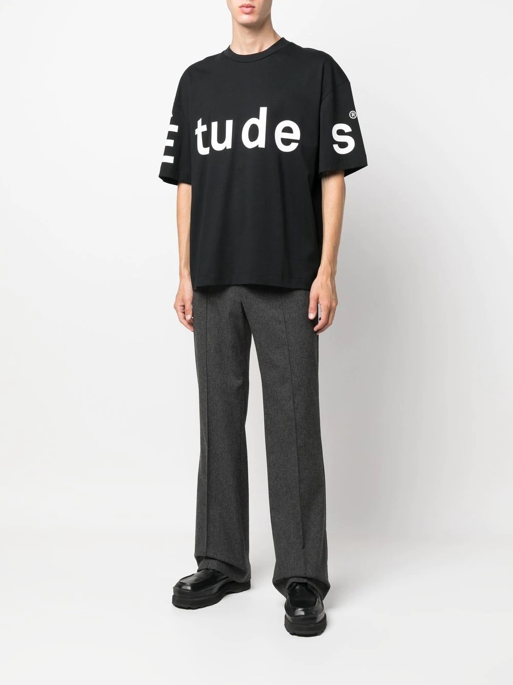 logo-print oversize T-shirt - 2