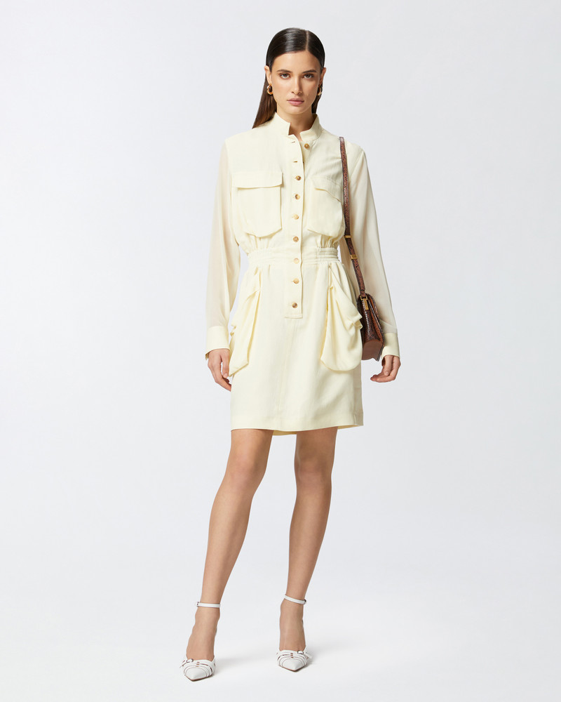 PINKO MINI SHIRT DRESS WITH POCKETS outlook