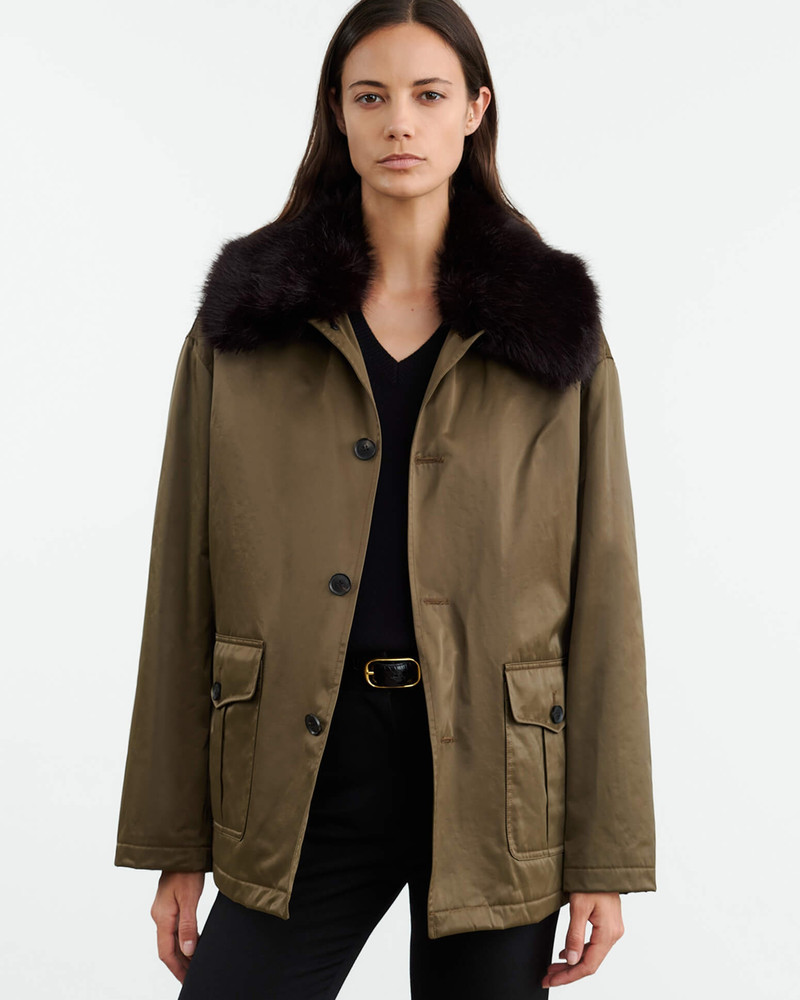 NILI LOTAN BLAISE PARKA outlook