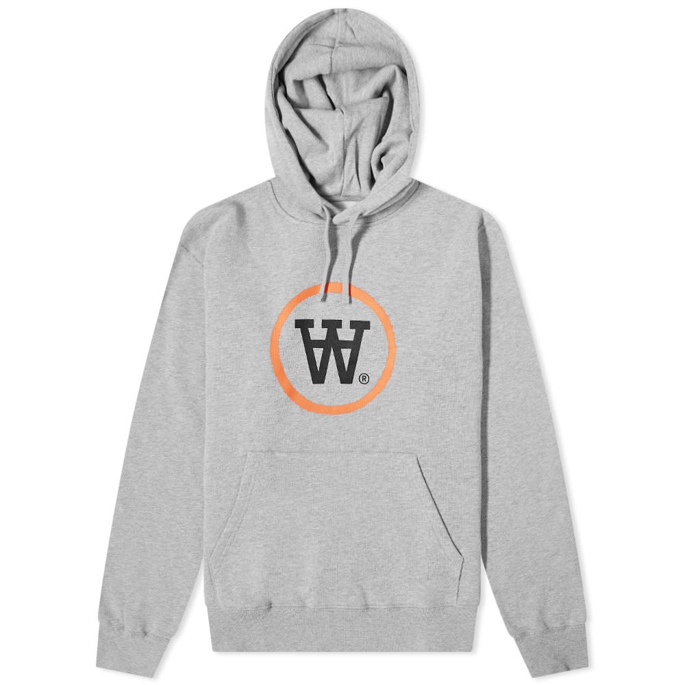 Wood Wood Ian Aa Logo Popover Hoody - 1