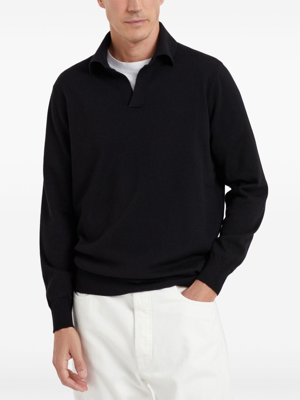 cashmere polo shirt - 3