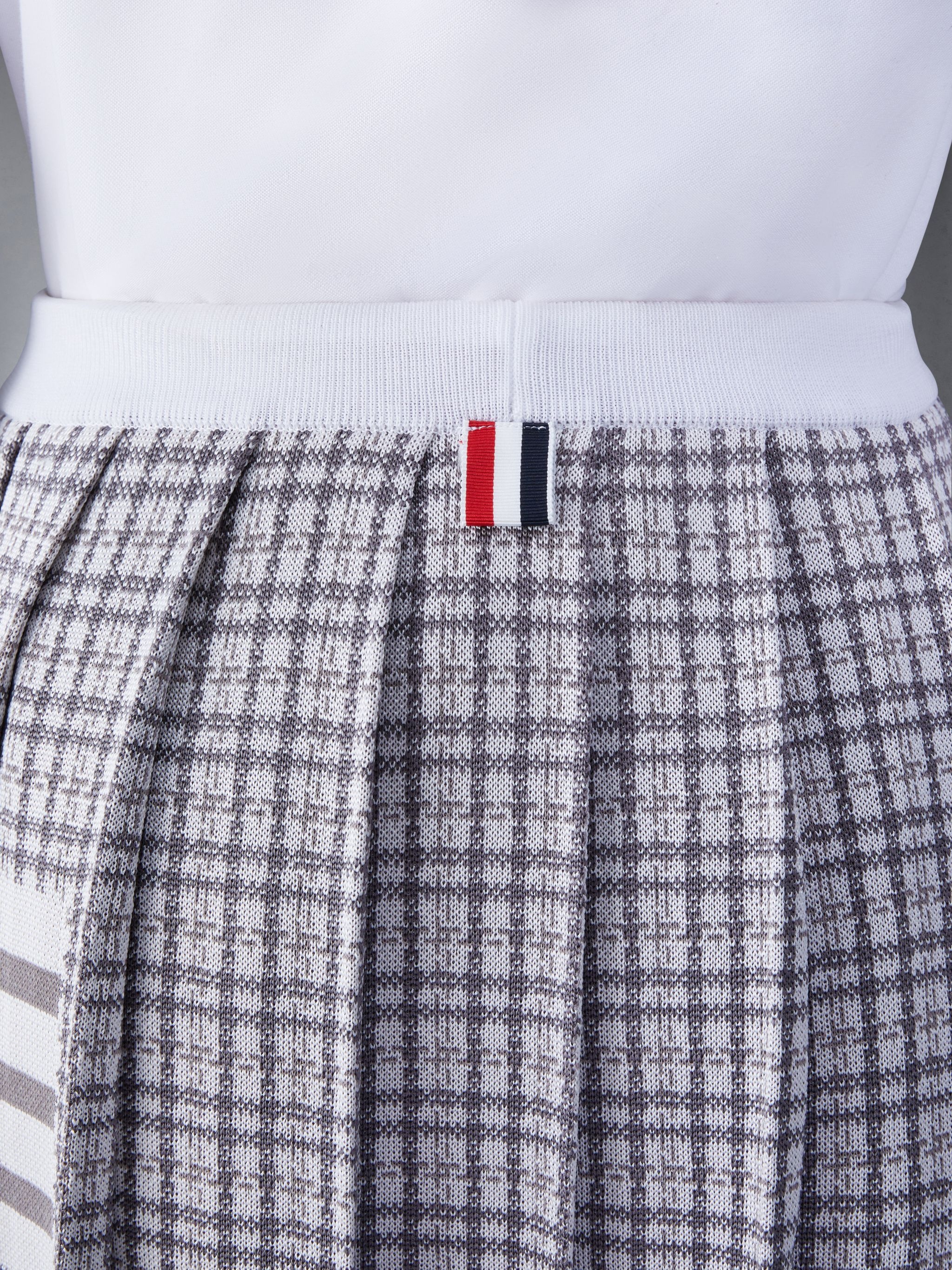 4-Bar stripe check skirt - 6