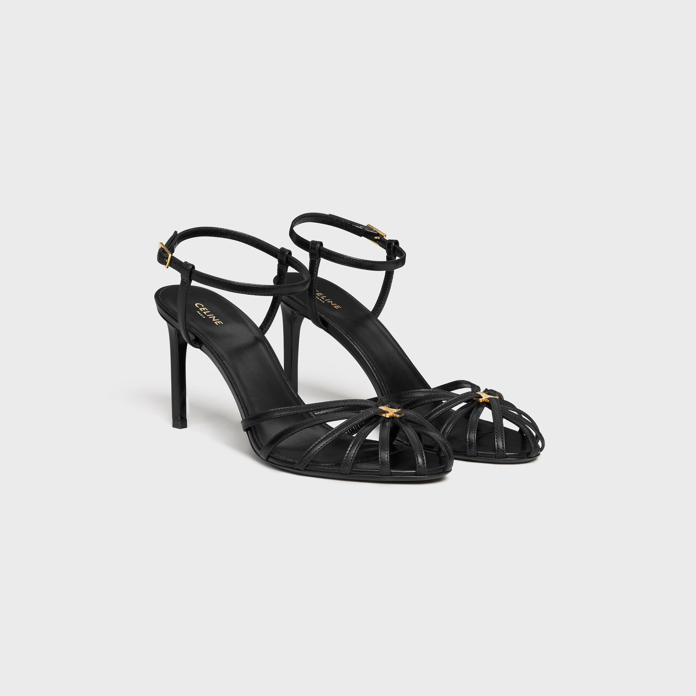 CELINE TRIOMPHE SANDAL in LAMBSKIN - 2