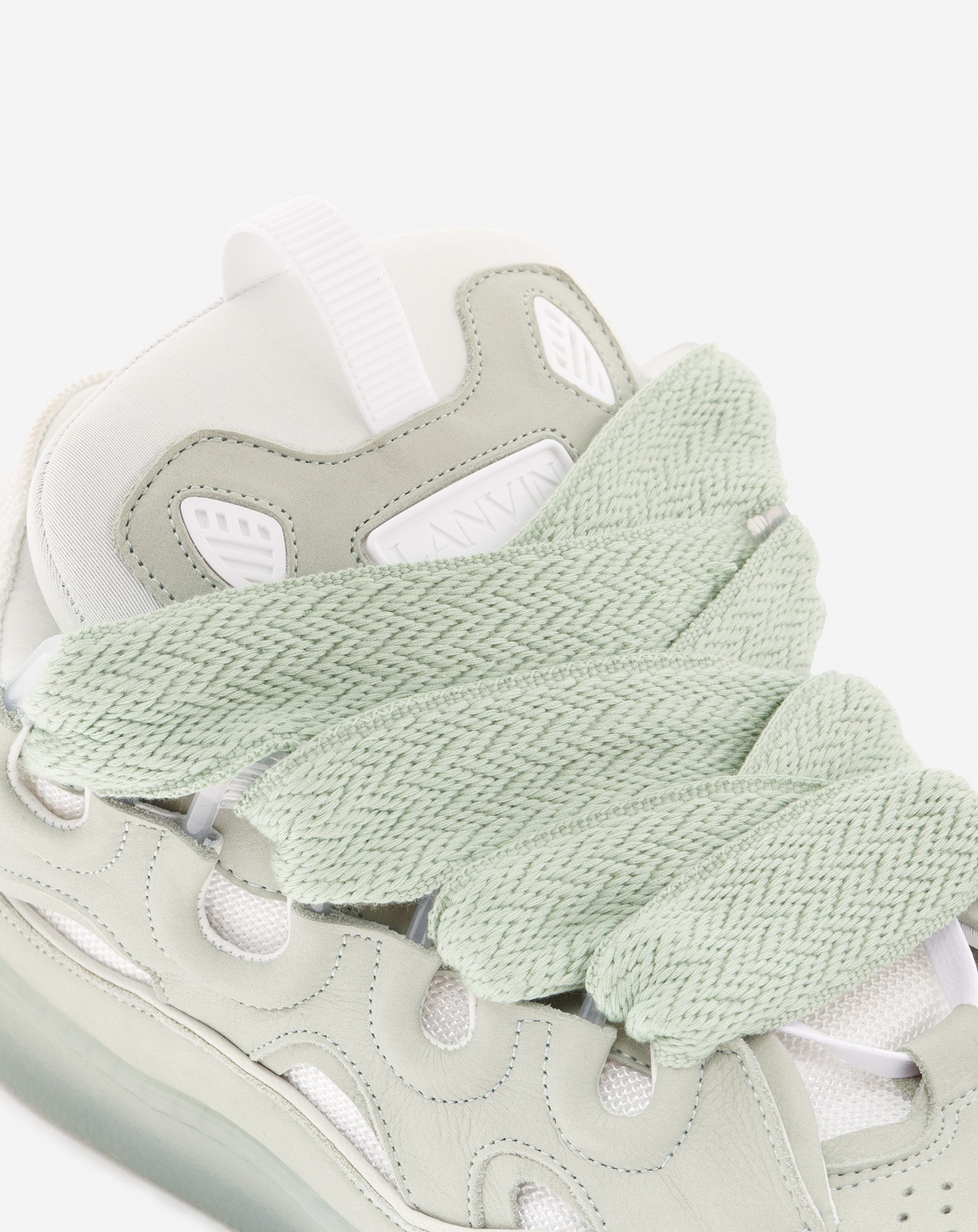 LEATHER CURB SNEAKERS - 6