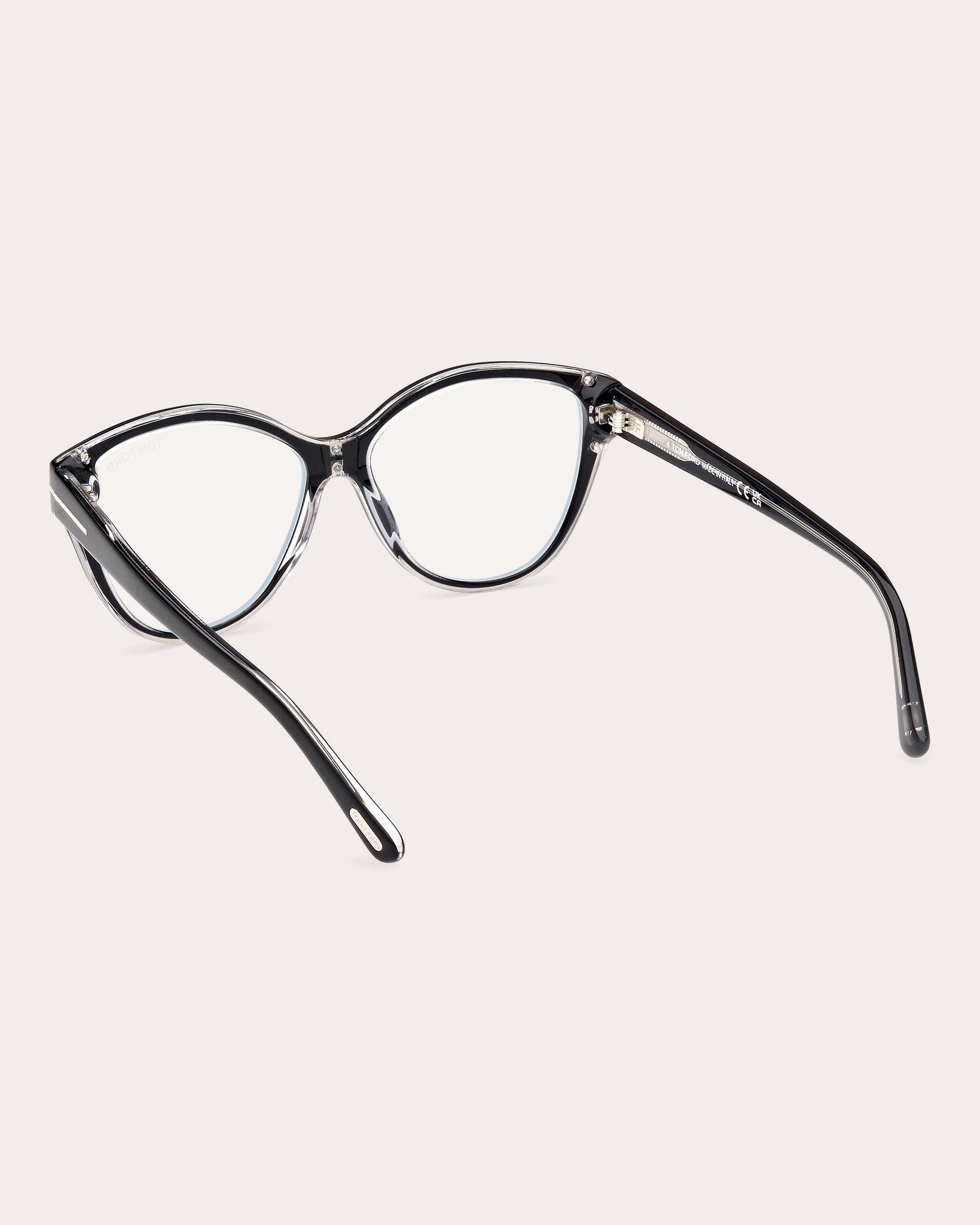 Cat-Eye Black Acetate Blue-Light Glasses - 6