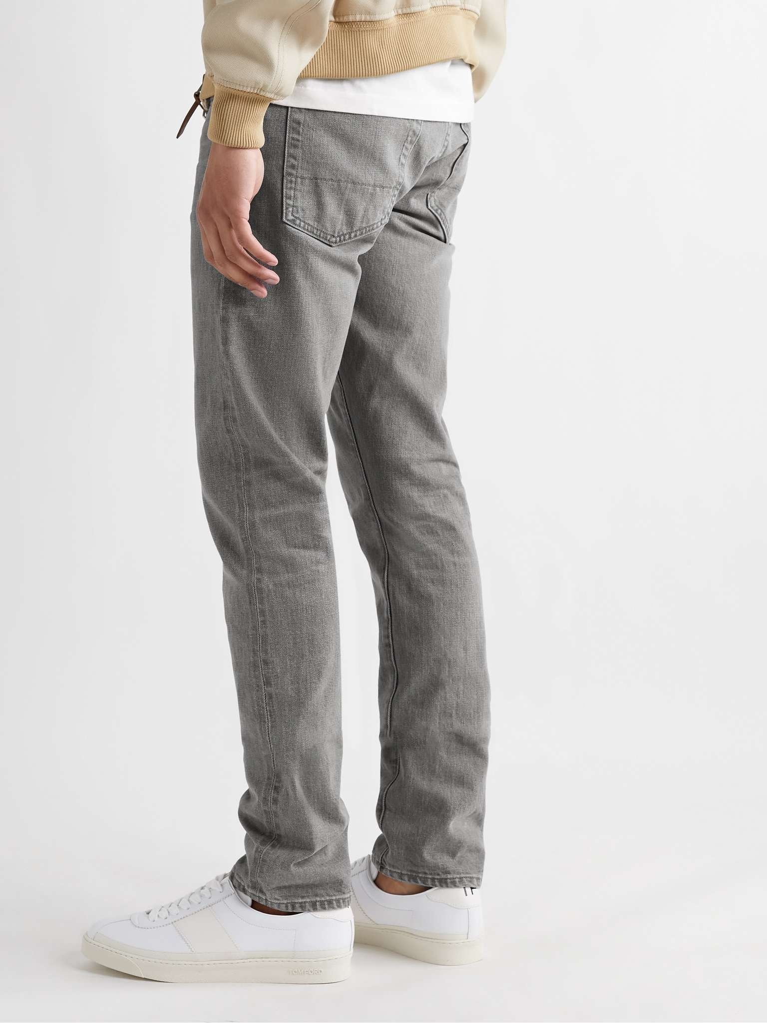 Slim-Fit Selvedge Denim Jeans - 4