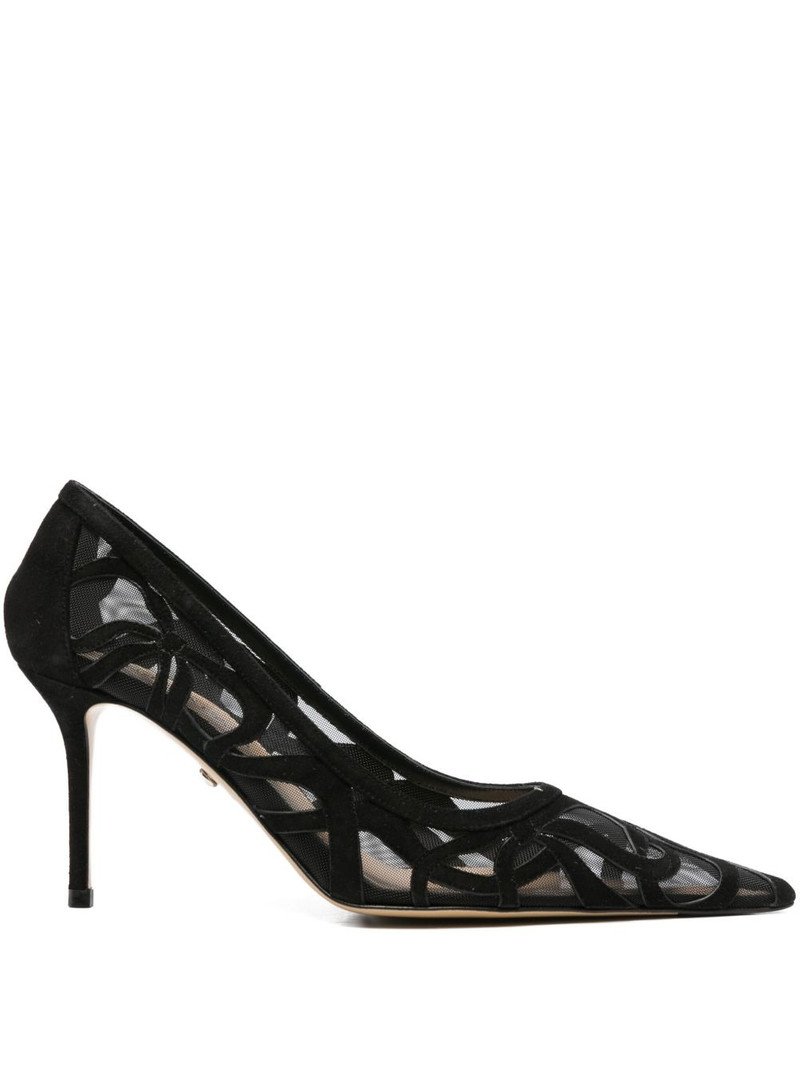 85mm pointed-toe mesh pumps 1