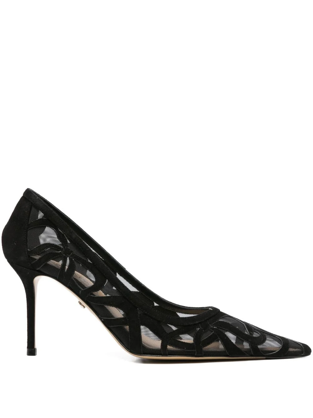 85mm pointed-toe mesh pumps - 1