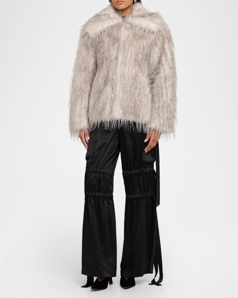 AKNVAS Dagmar Faux Fur Top Coat outlook