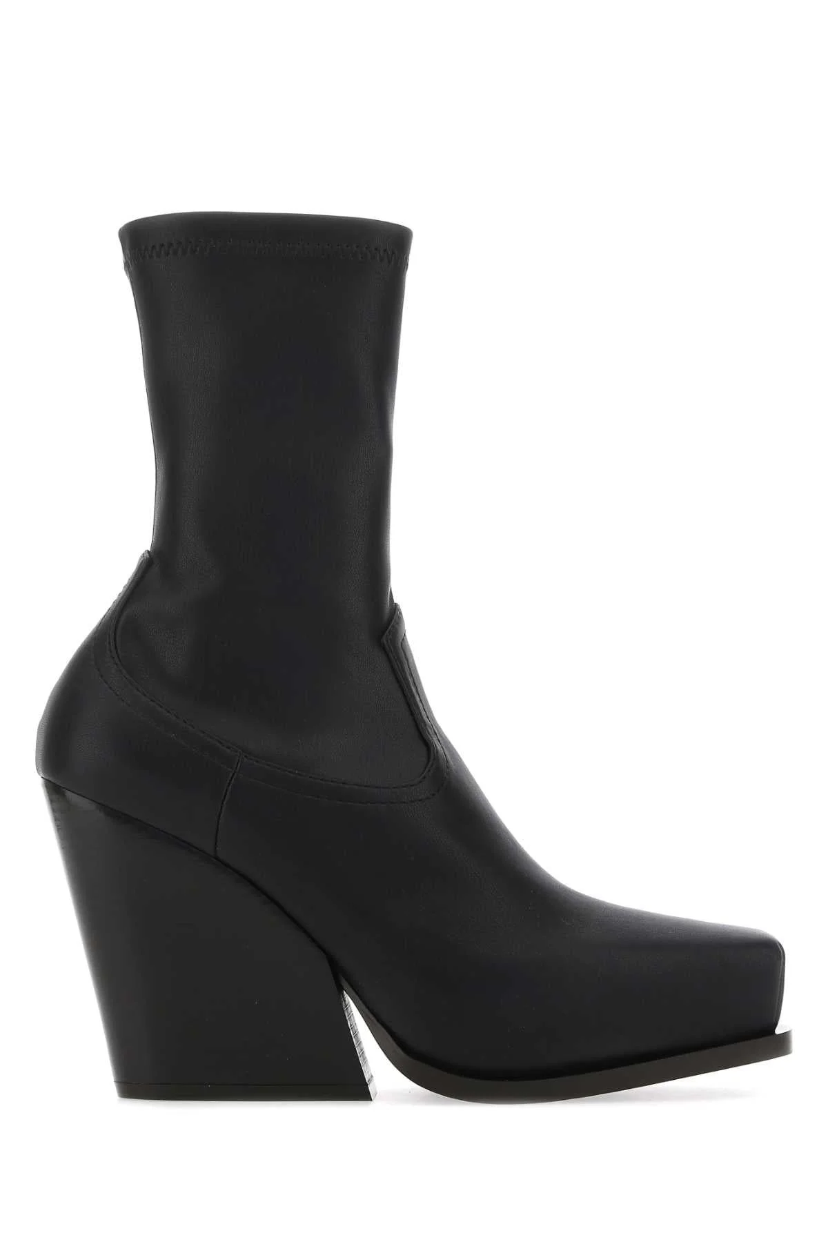 Stella Mccartney Women Black Alter Mat Cowboy Ankle Boots - 1