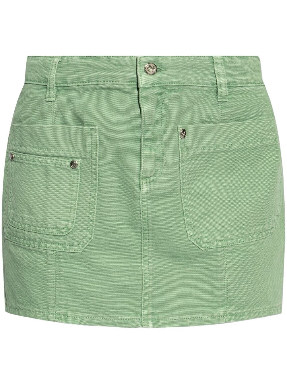 cotton mini skirt - 1