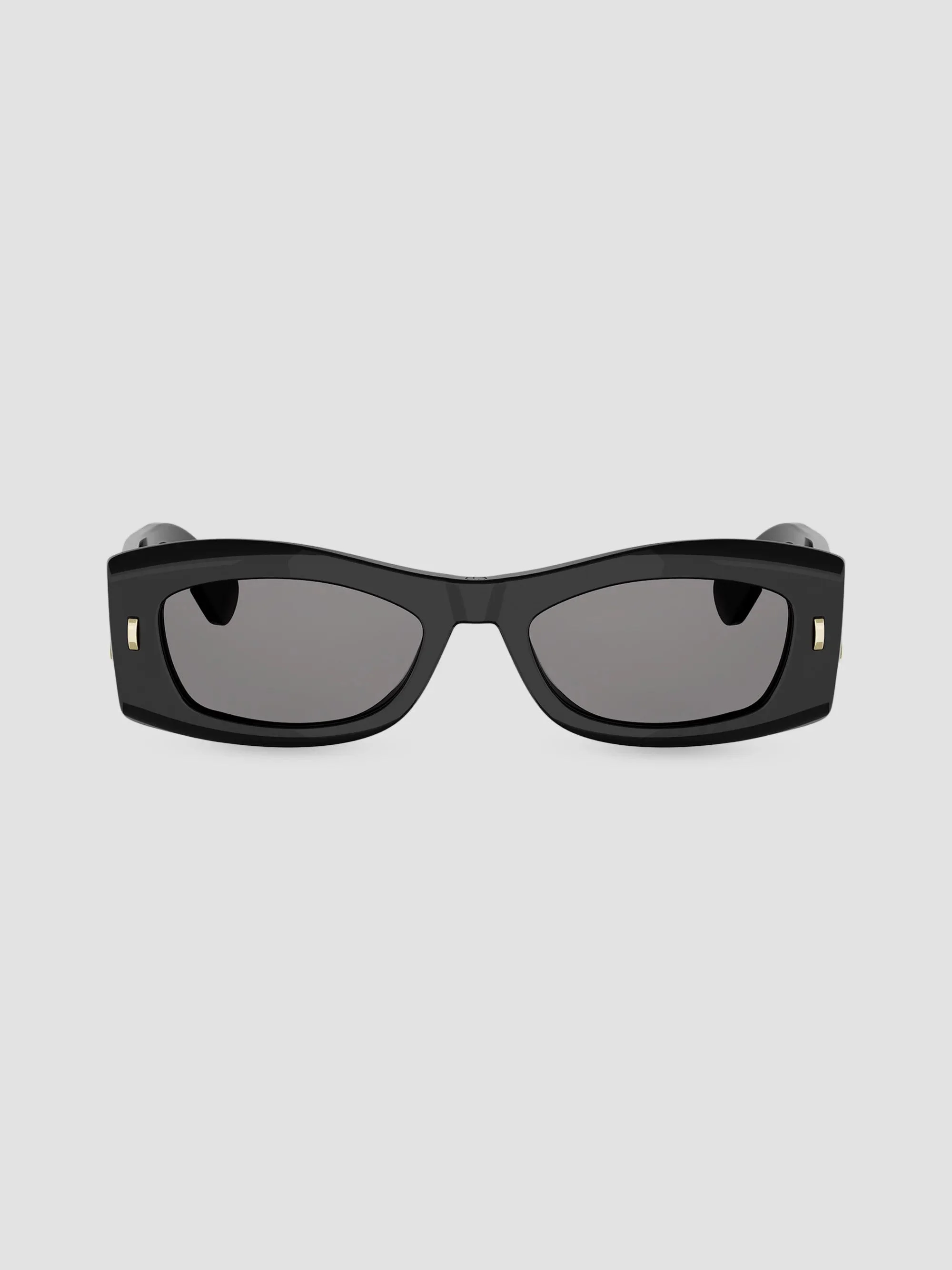 Women's Dior Initials S1I Rectangular Sunglasses - Black Grey - 1