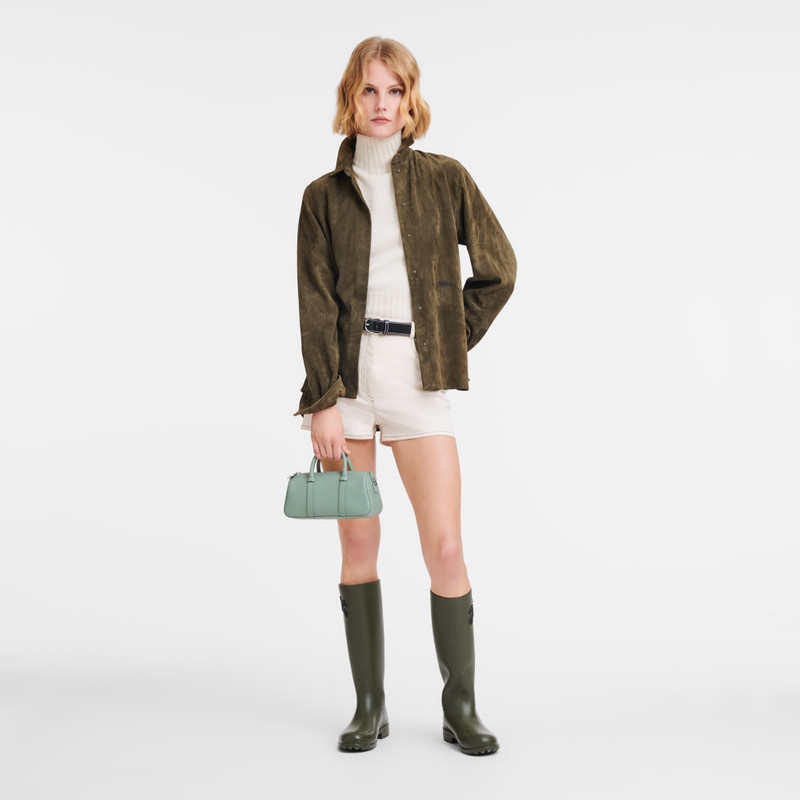 Longchamp Daylong S Handbag Celadon - Leather outlook