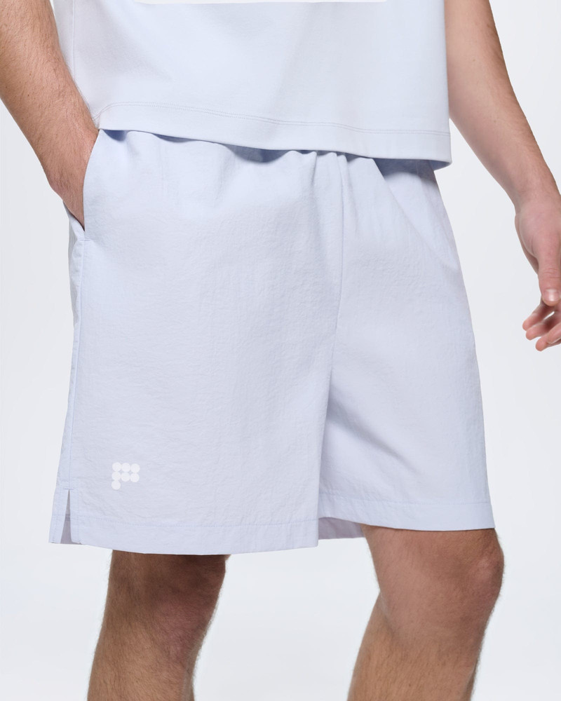 Mens Recycled Nylon Shorts - Ice Grey 4