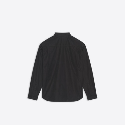 BALENCIAGA Men's Quest Large Fit Shirt  in Black outlook