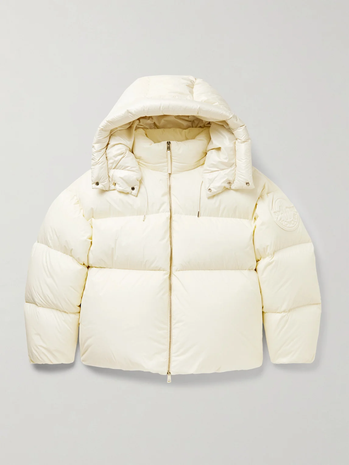 Roc Nation by Jay-Z Antila Logo-Appliquéd Quilted Shell Hooded Down Jacket - 1