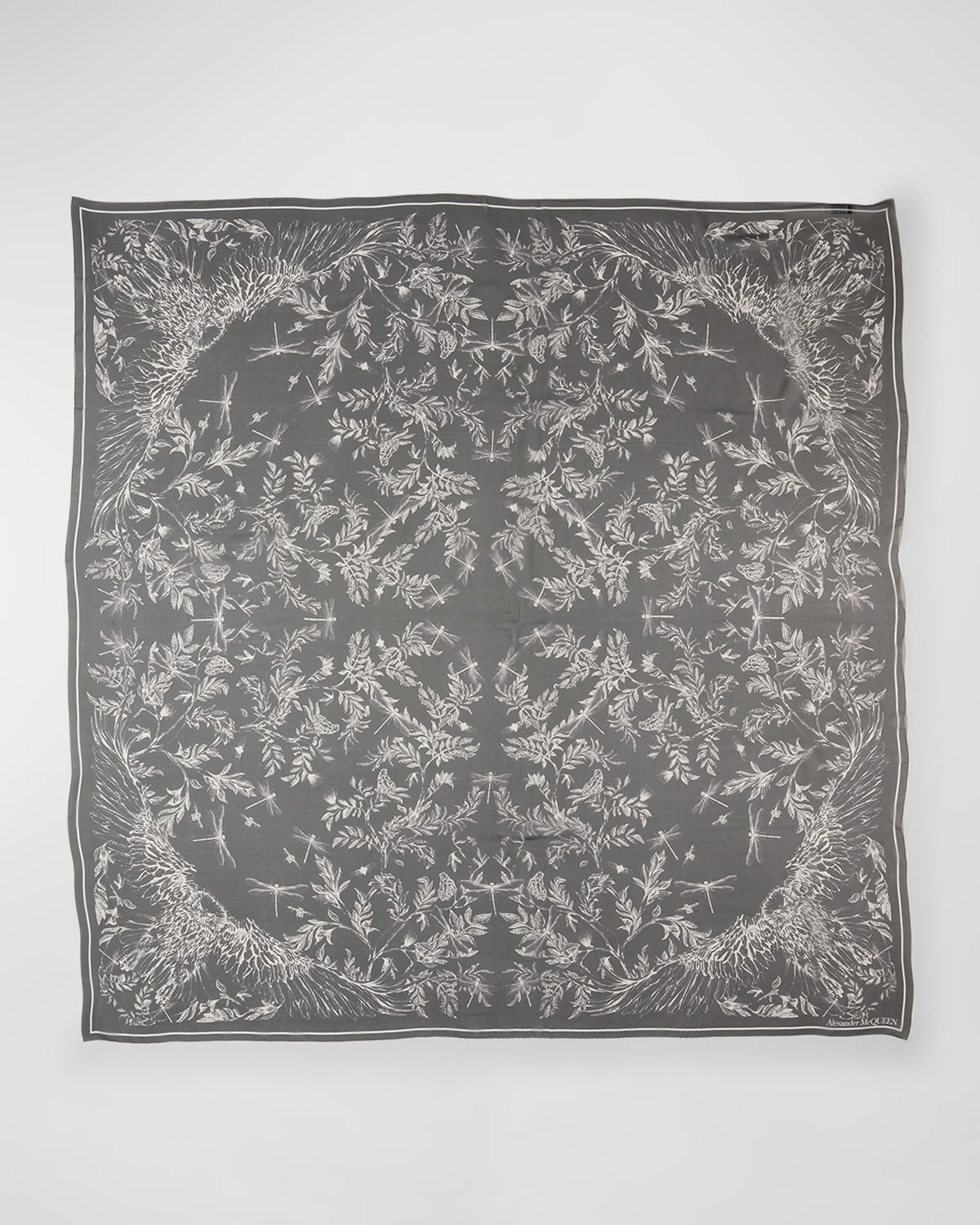 Eagle Flight Sheer Silk Shawl - 2