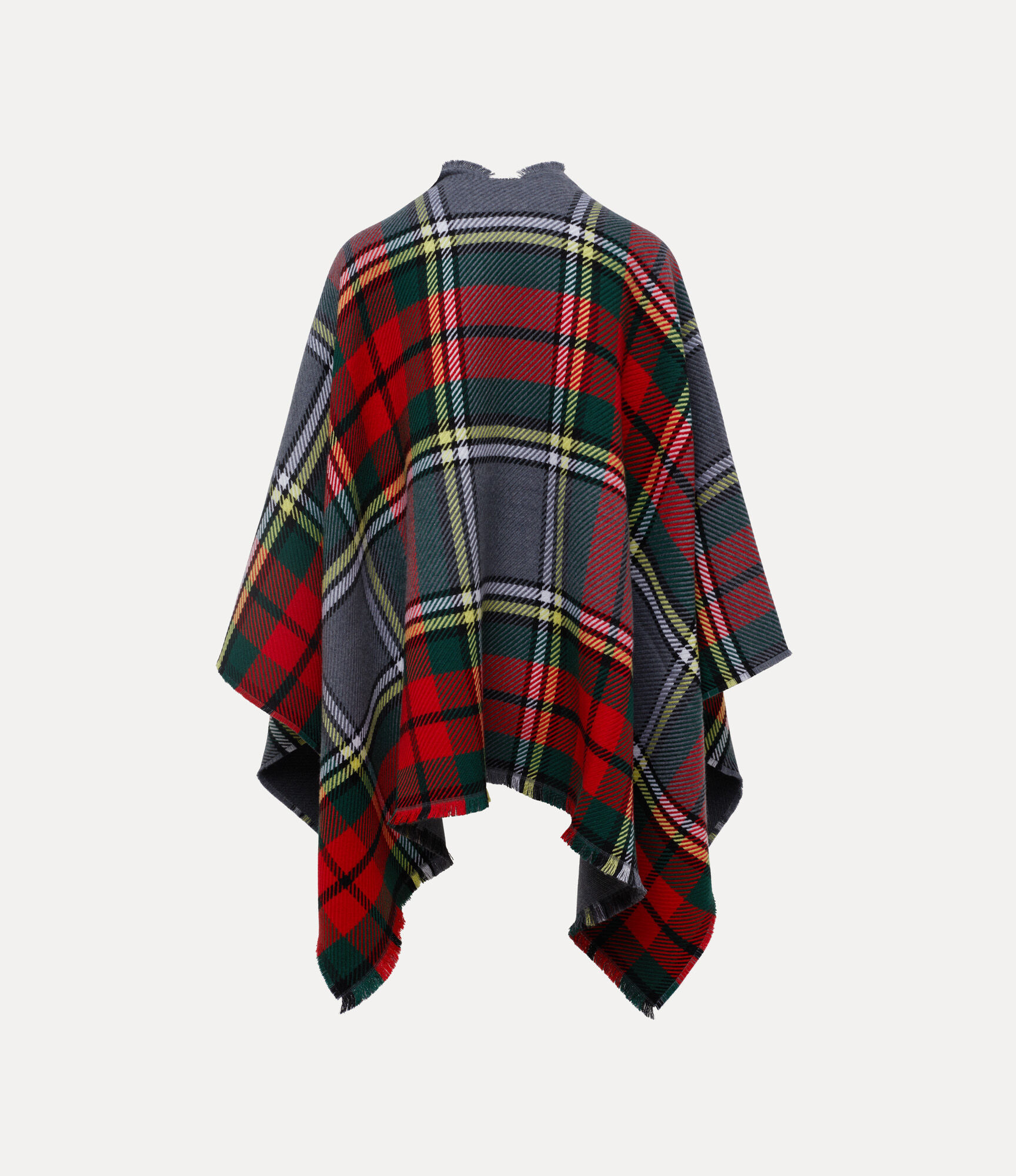 TARTAN PONCHO - 5