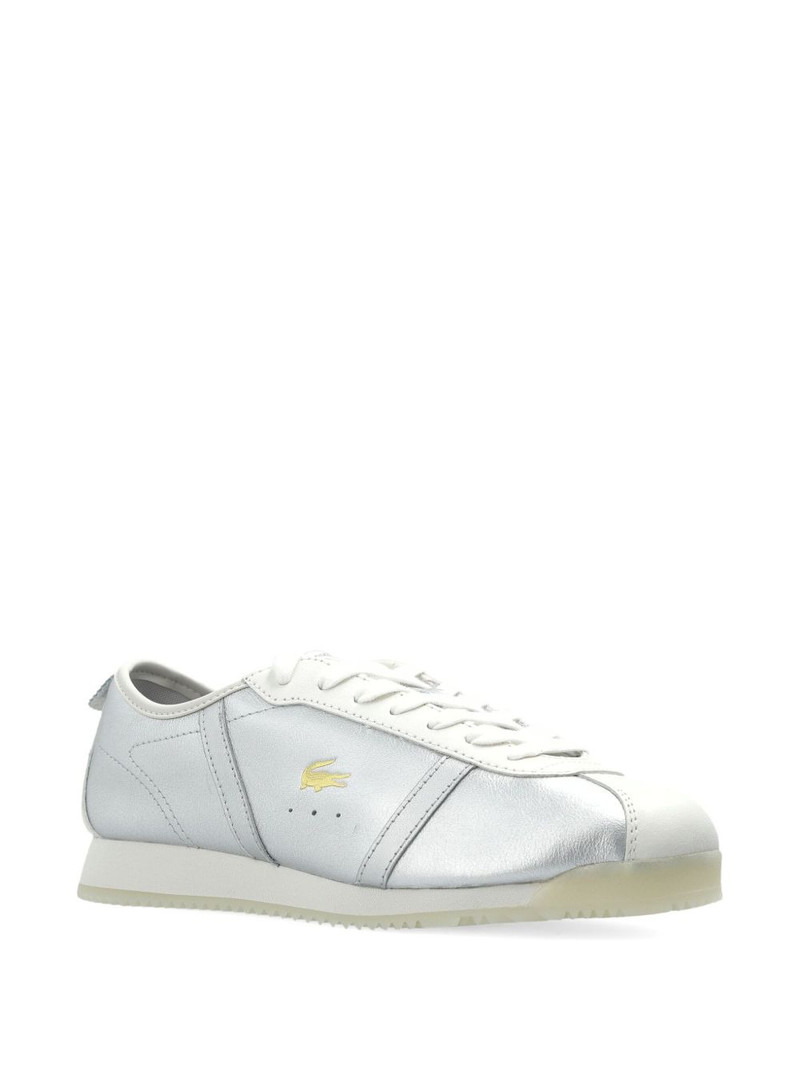 LACOSTE leather lace-up sneakers outlook
