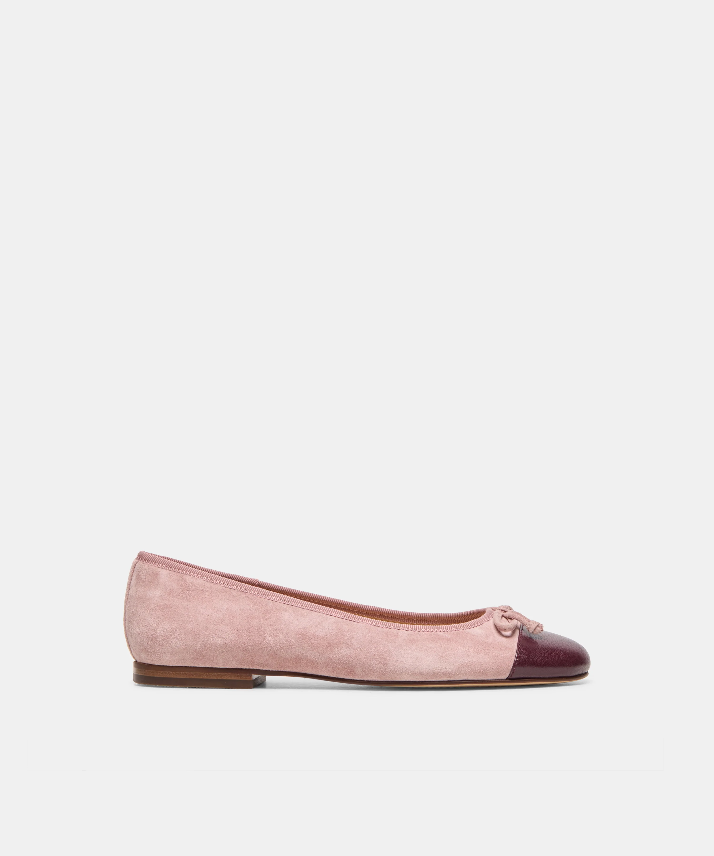 RITLA CAPTOE BALLET FLATS PINK SUEDE - 1
