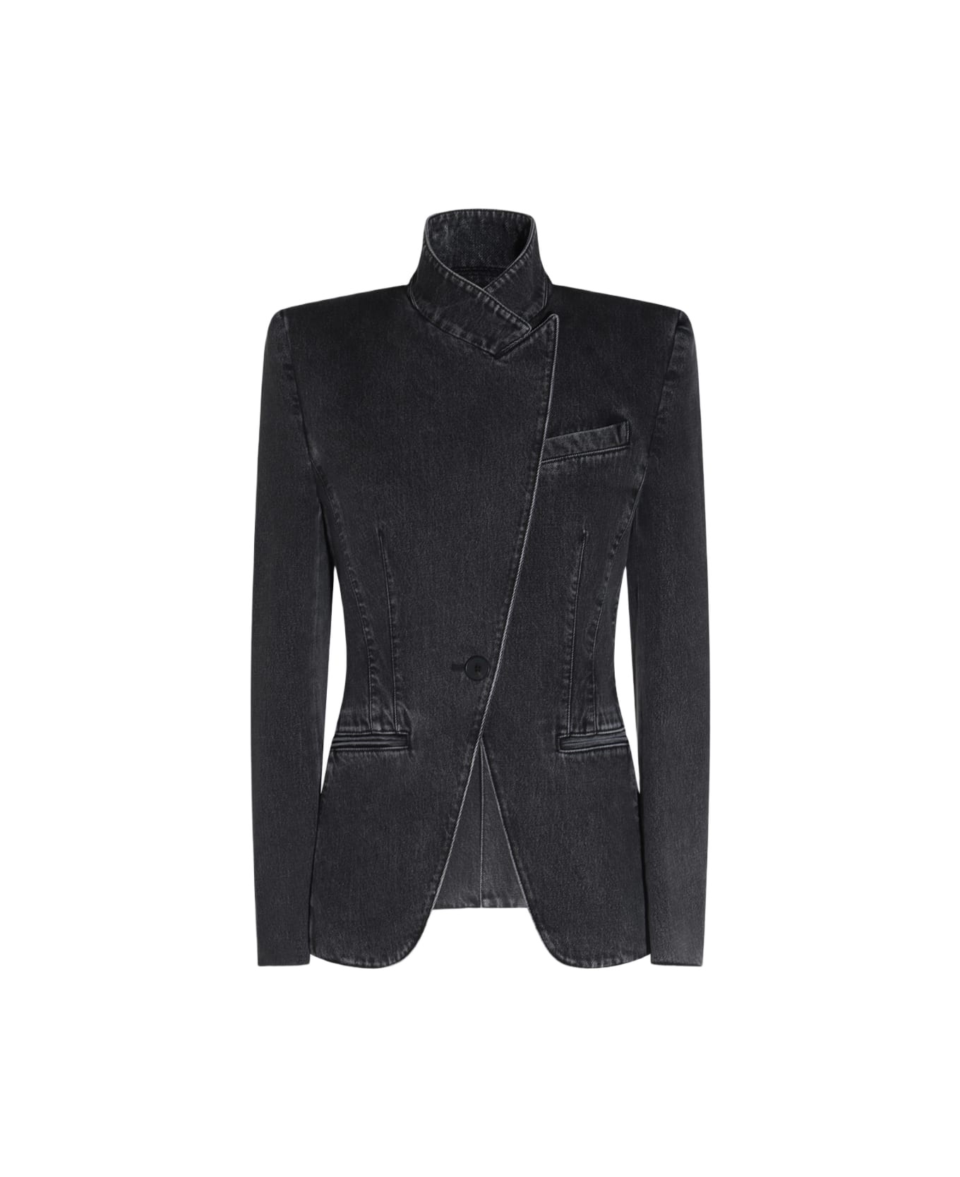 ジャケット ALEXANDER MCQUEEN Women Outer 802091QMACX1307 Black $_10.JPG?set_id=880000500F