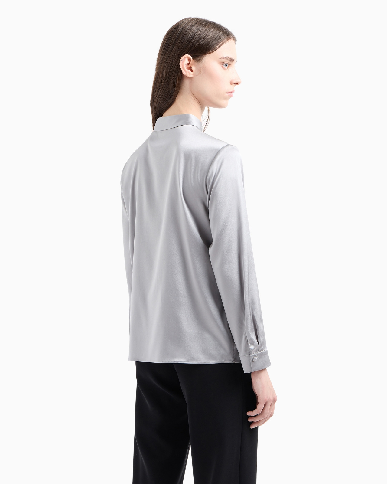 Silk satin shirt - 3