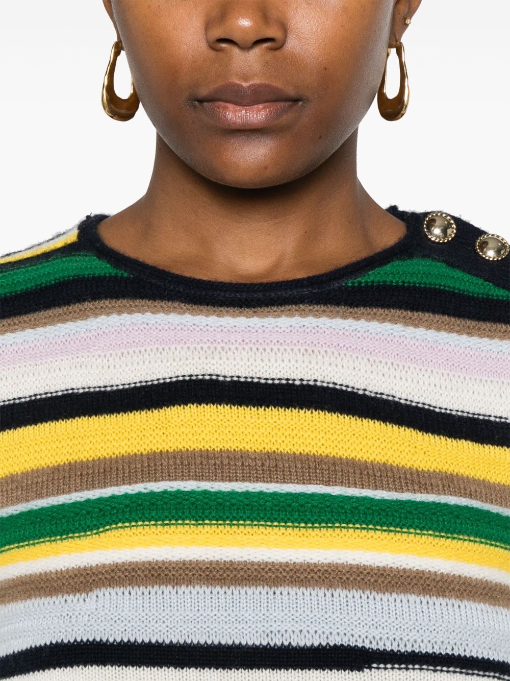 striped sweater - 5