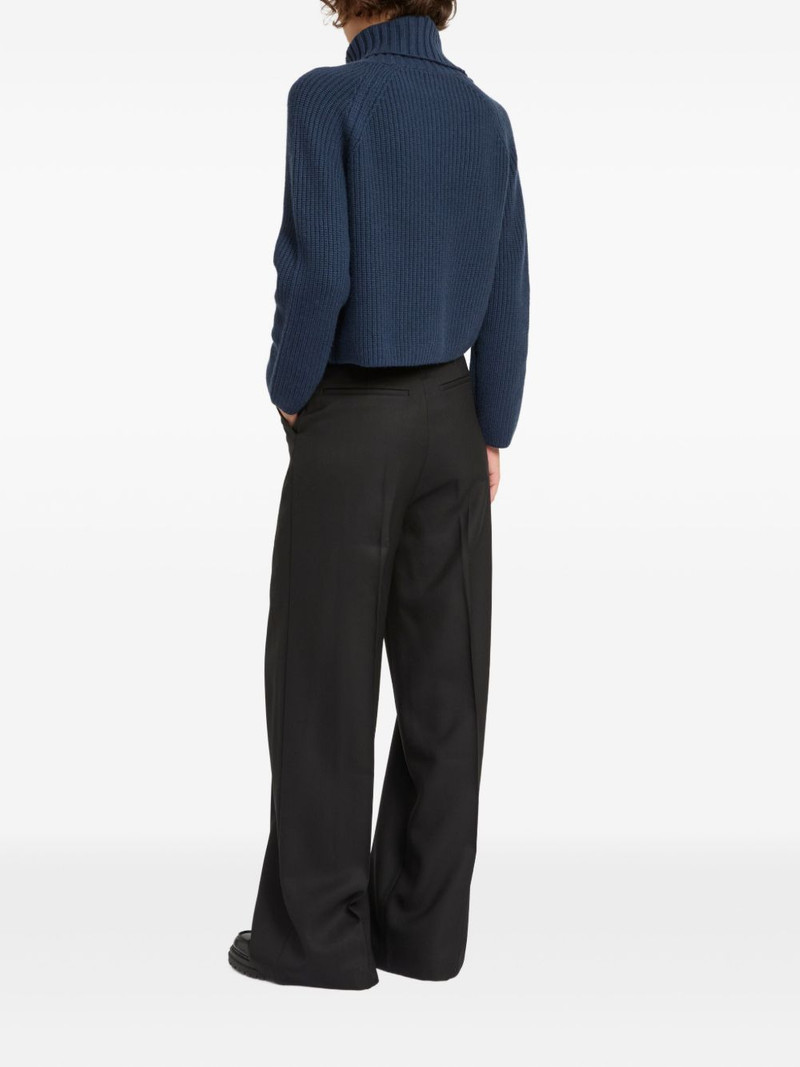 flannel tailored trousers 3