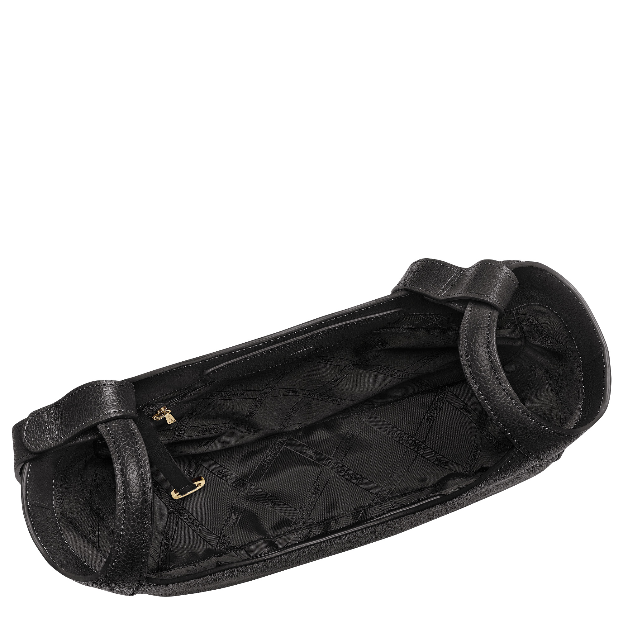 Le Foulonné L Hobo bag Black - Leather - 5