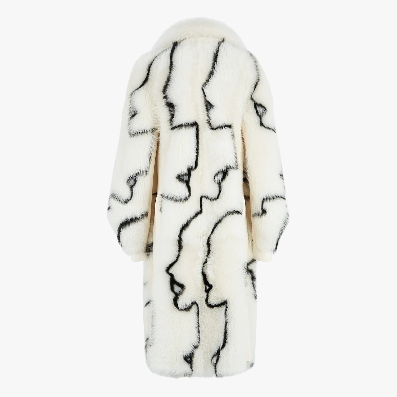 White shearling coat - 2