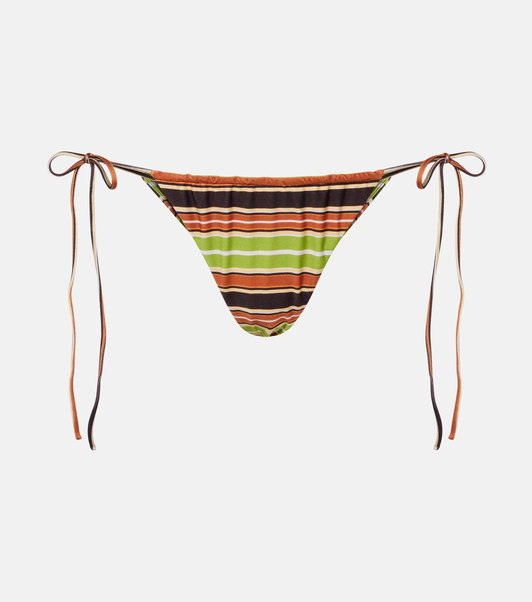 Bruna striped bikini bottoms - 1