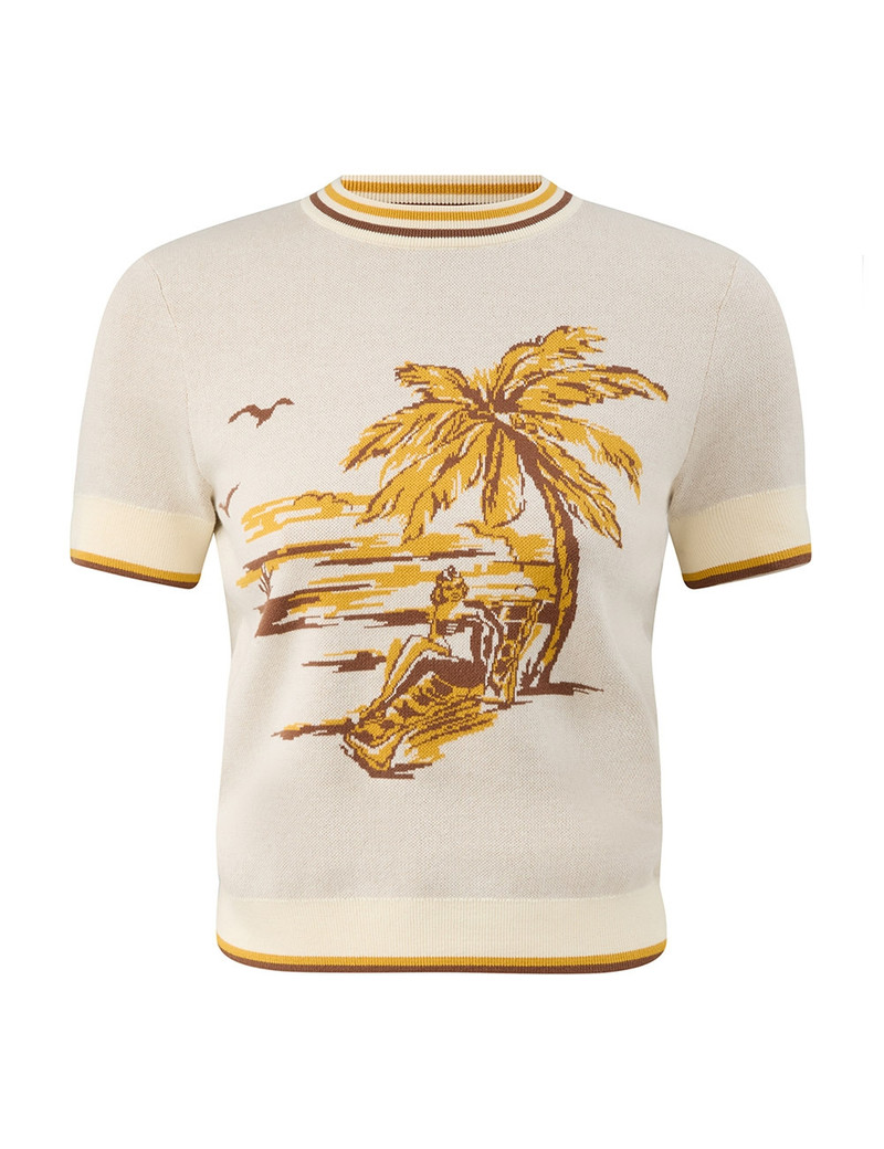 DAYLIGHT JACQUARD TEE 1