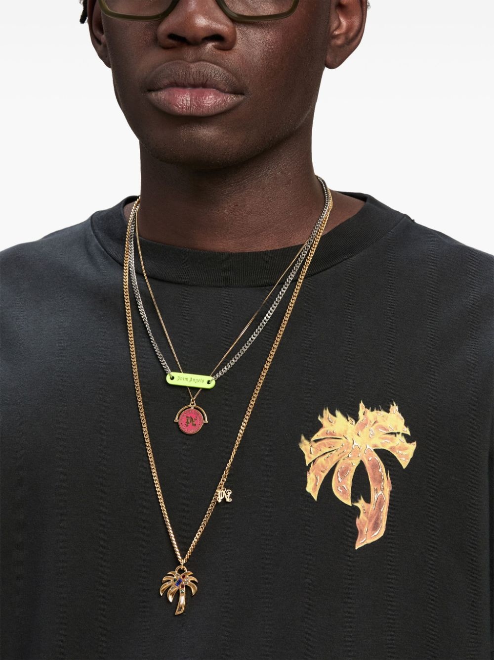 logo-print cotton T-shirt - 6