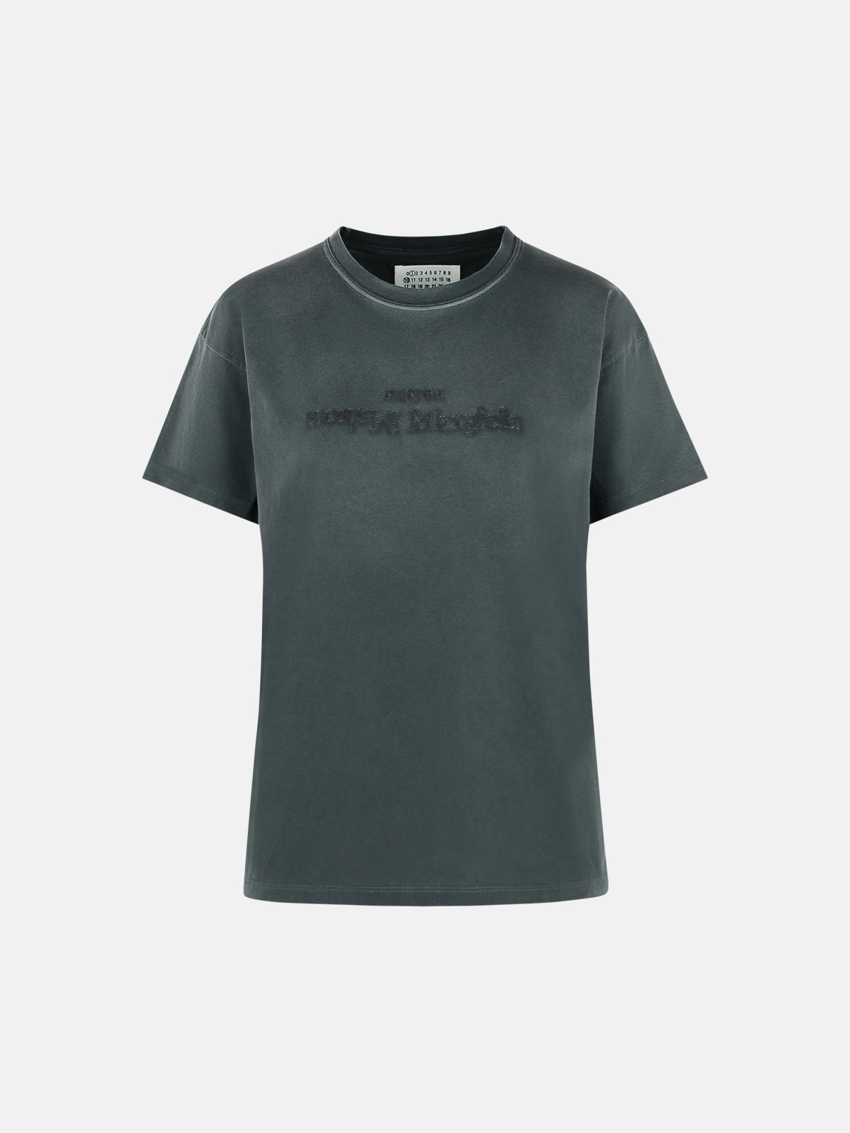 BLACK COTTON T-SHIRT - 1
