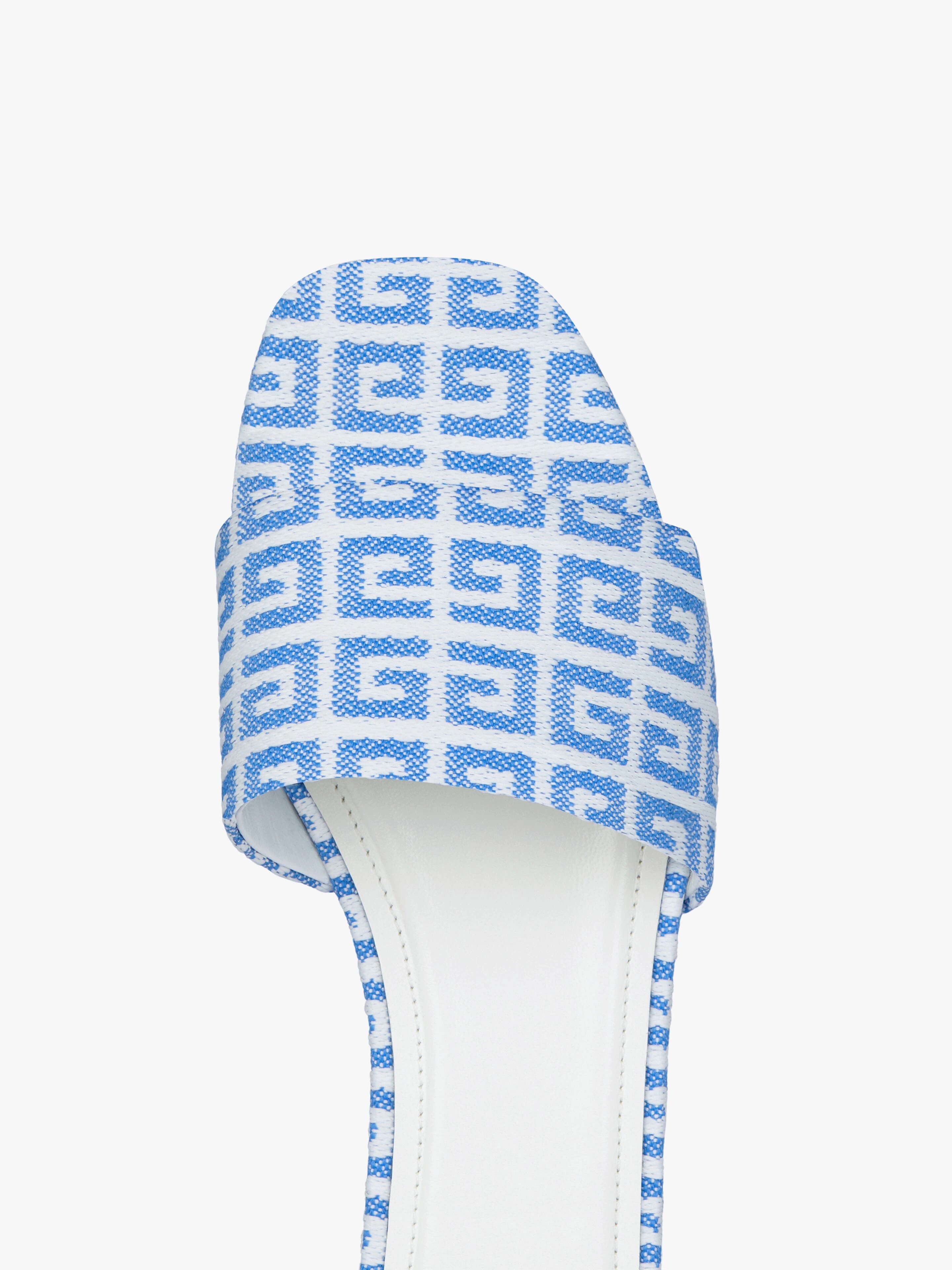FLAT SANDALS IN 4G JACQUARD - 5