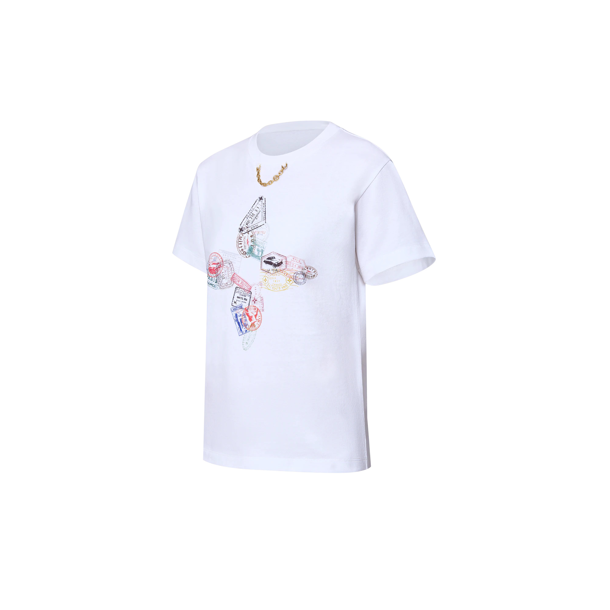 Travel Stamp Flower T-Shirt - 2