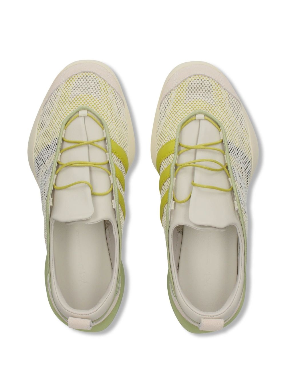 mesh lace-up sneakers - 4