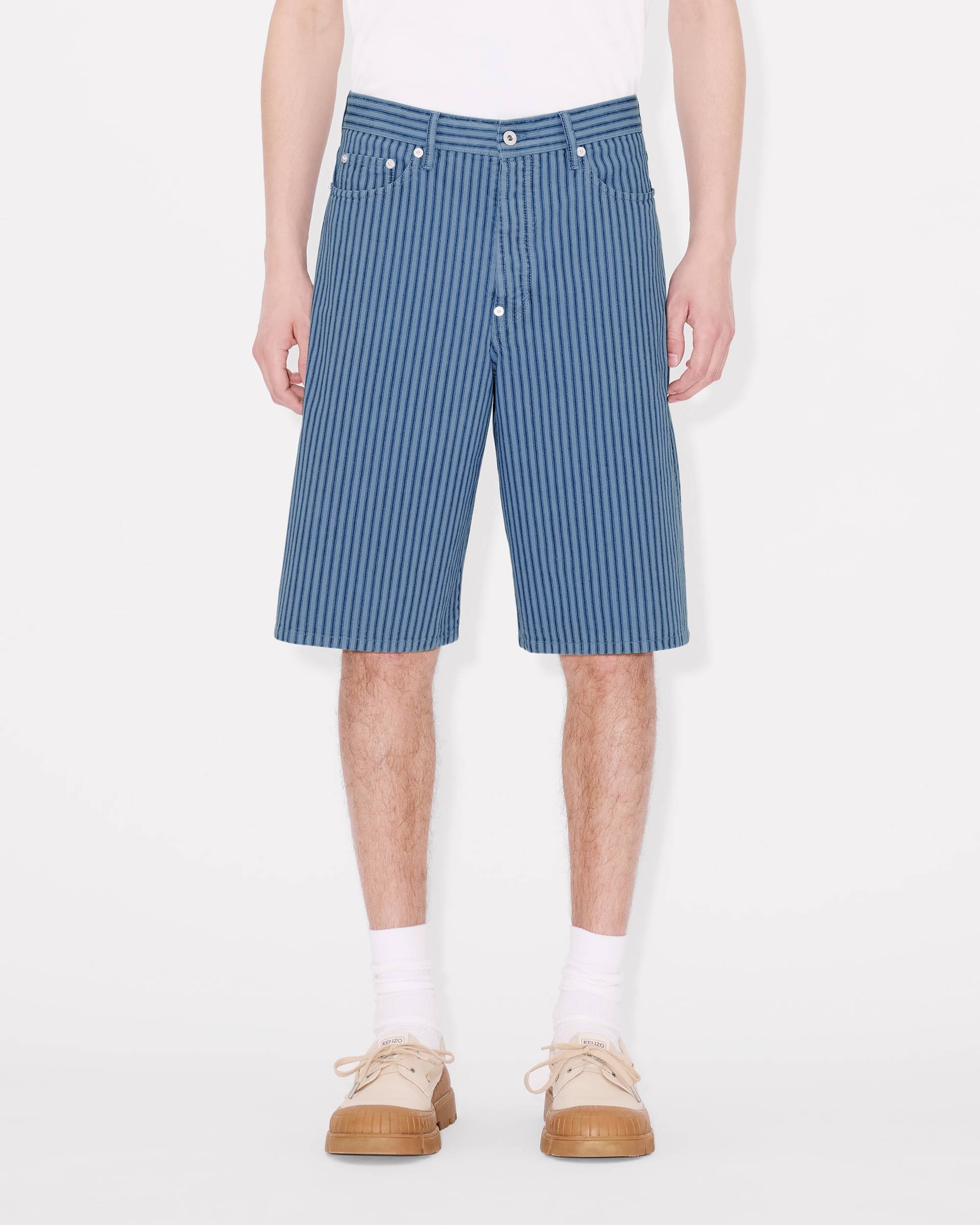 'KENZO Coast Lines' straight short in Japanese denim - 3