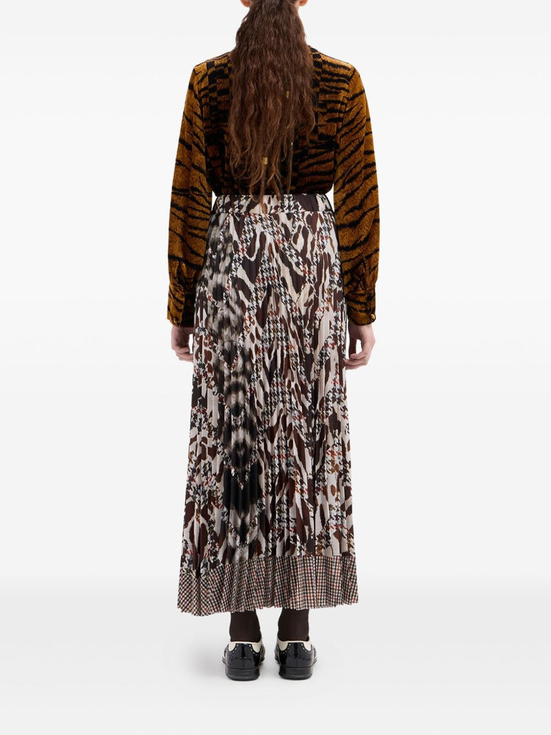 Ceto pleated maxi skirt 3