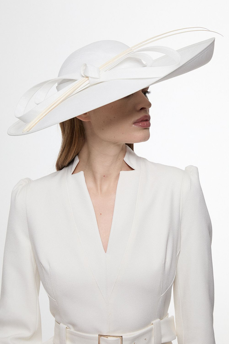 Quill Bow Detailed Disk Fascinator 1