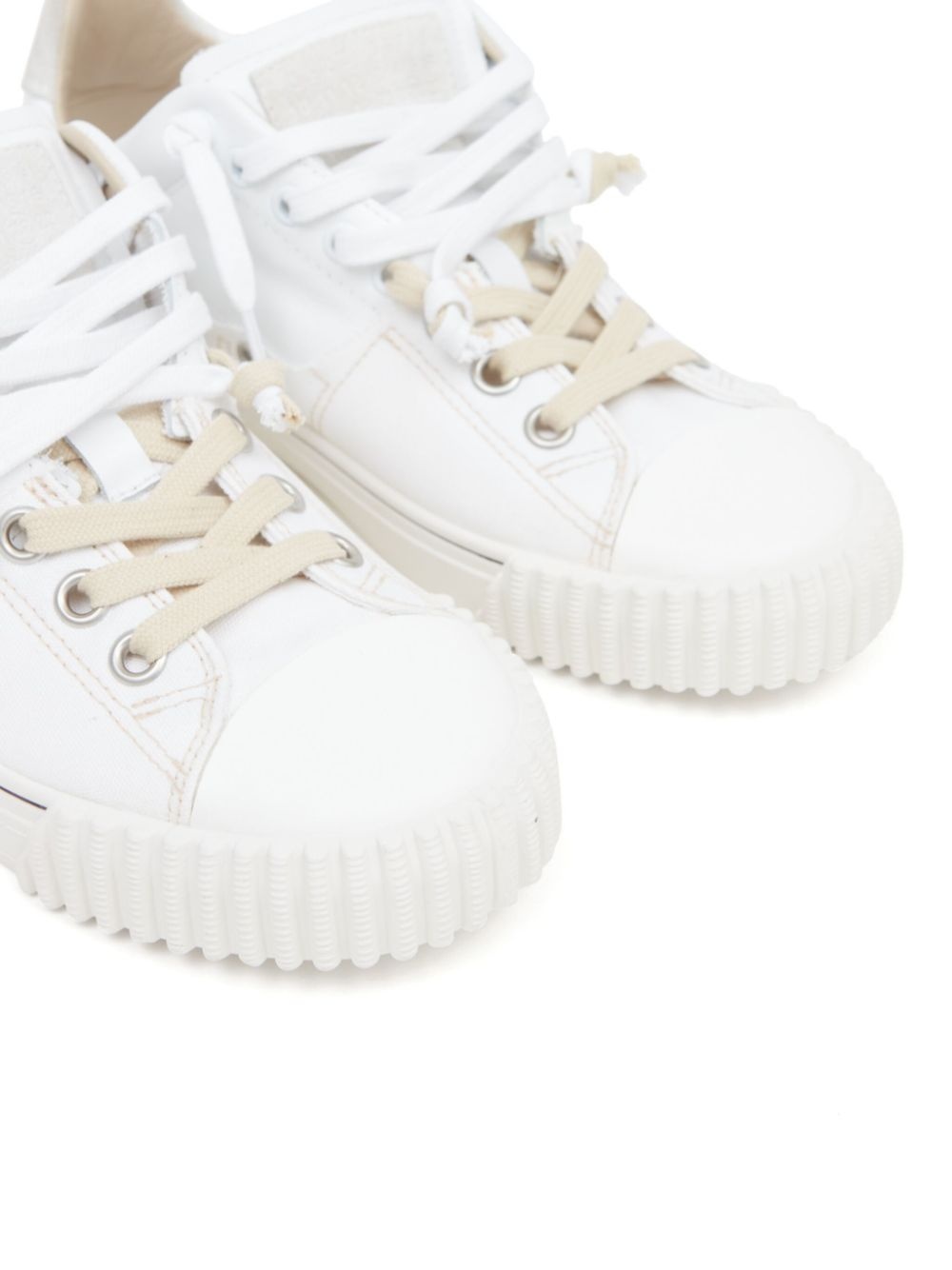 low-top lace-up sneakers - 5