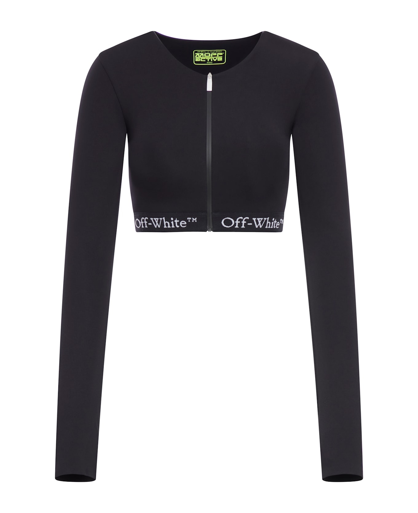 Cropped Top With Logo Band - 1