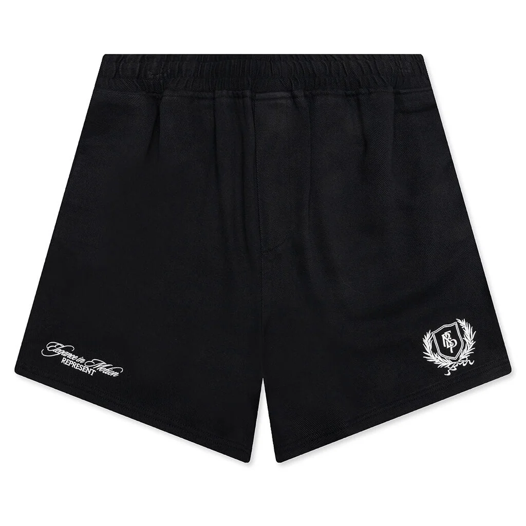 CREST SHORT - JET BLACK - 1