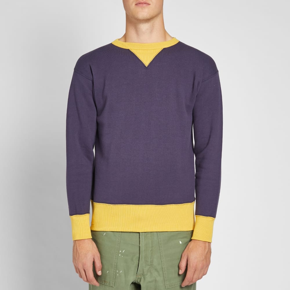 The Real McCoy's Two-Tone Crew Sweat - 3