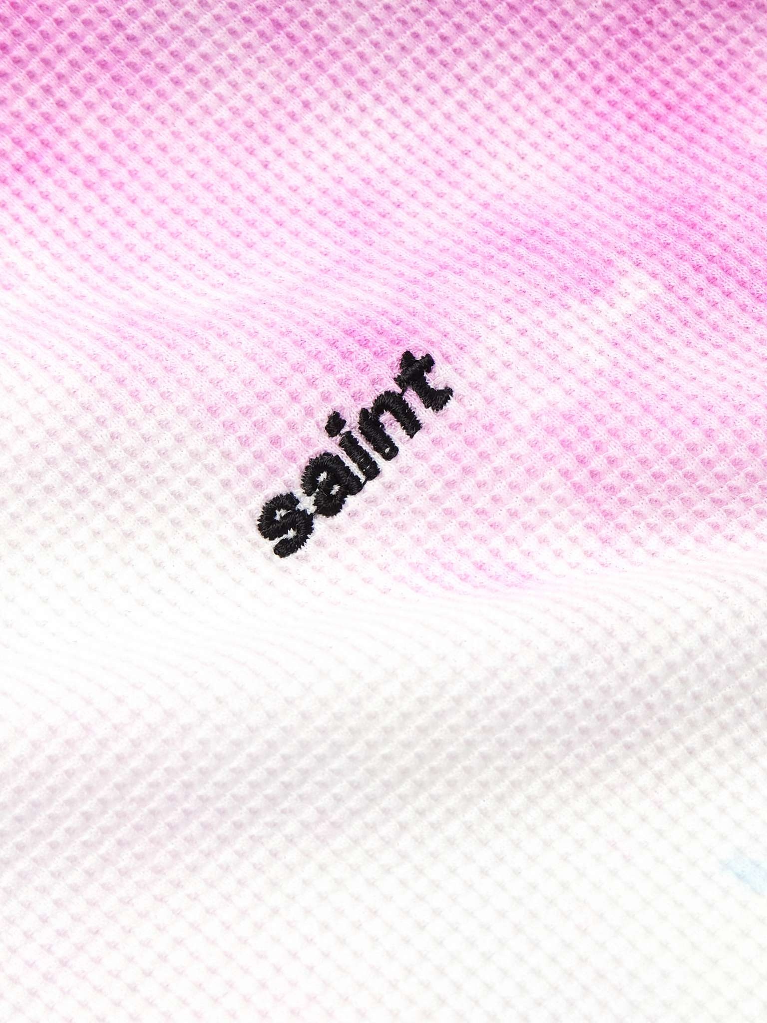 Slim-Fit Logo-Embroidered Tie-Dyed Waffle-Knit Cotton T-Shirt - 4