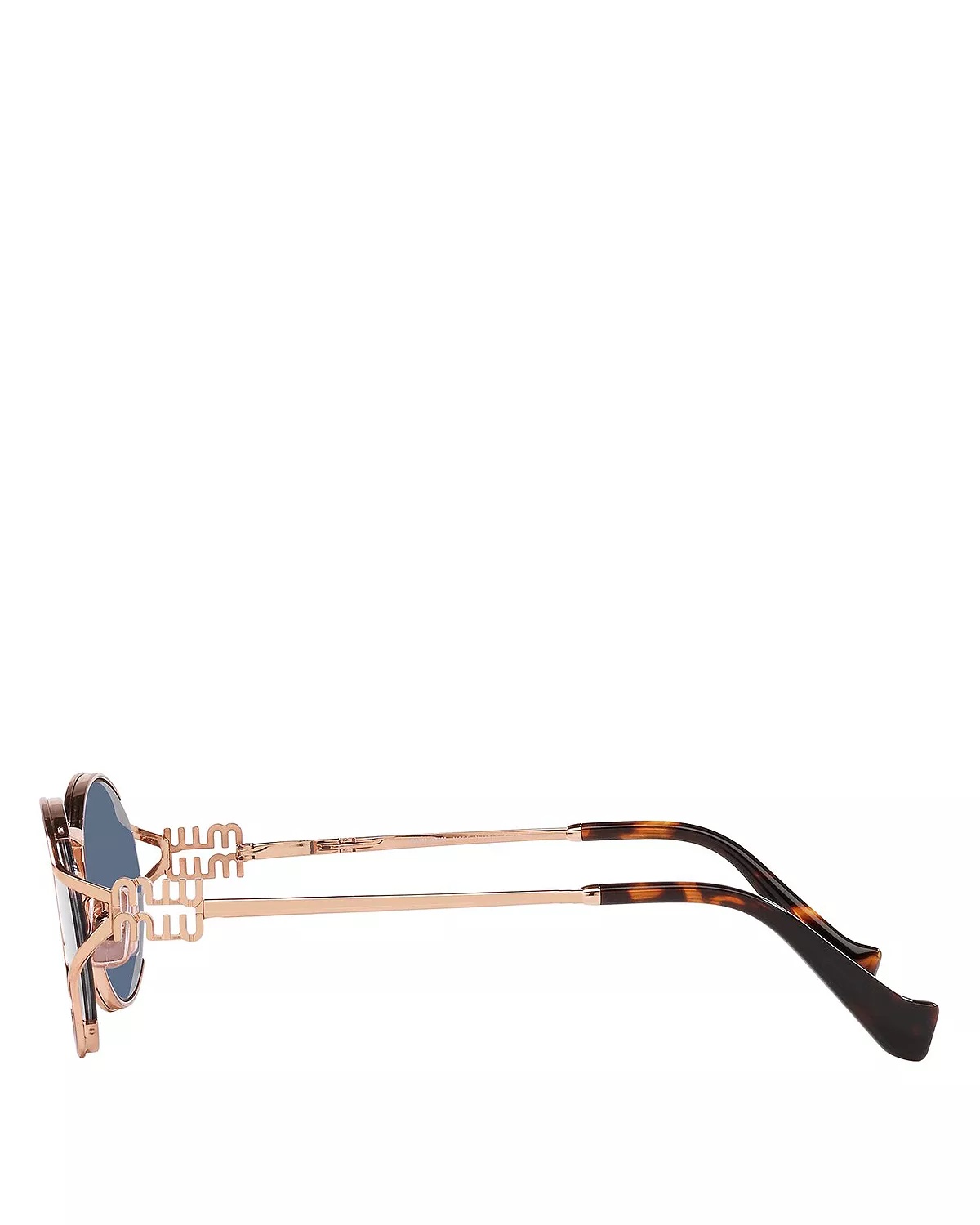Metal Oval Sunglasses, 54mm - 3