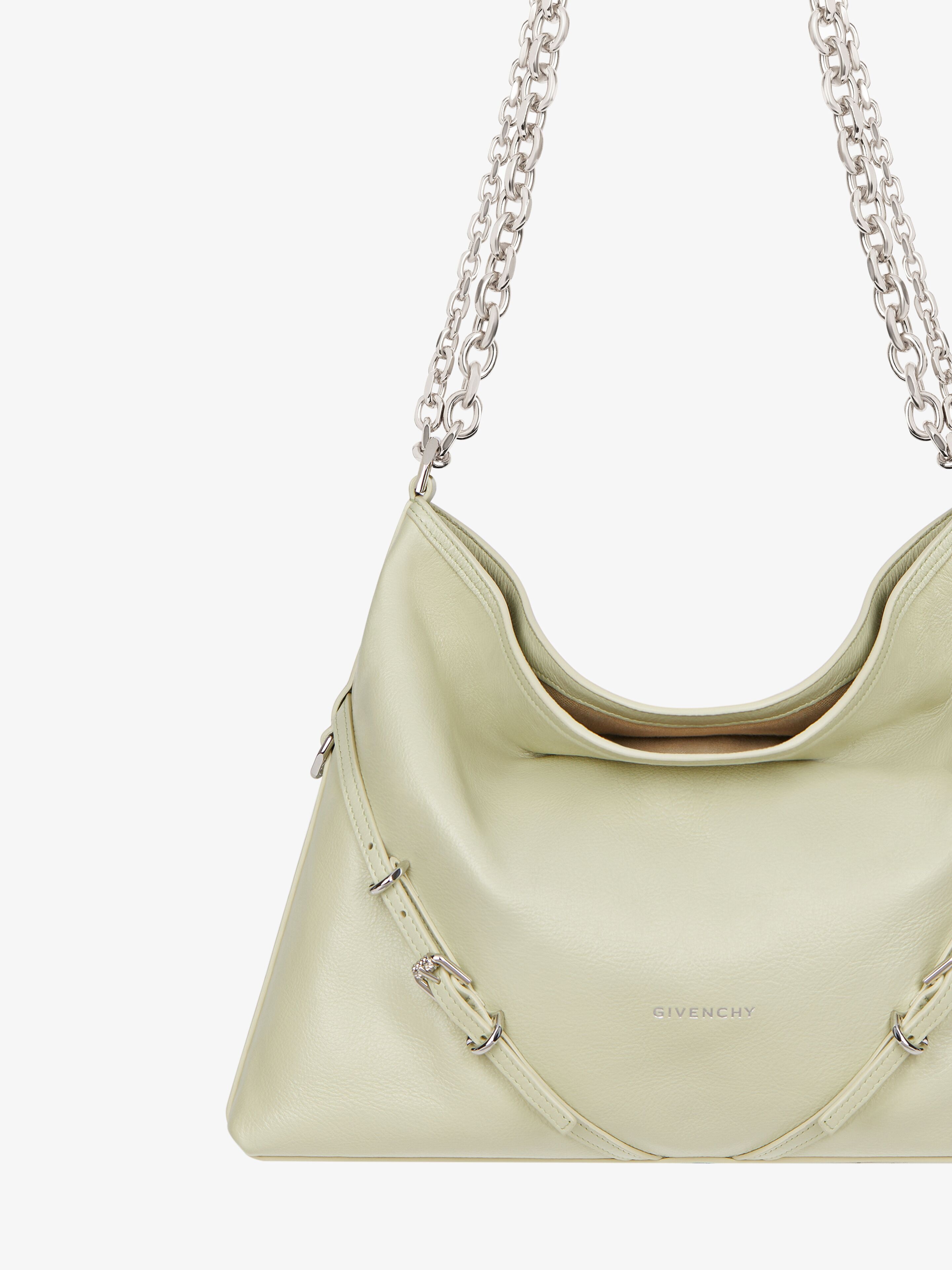 MEDIUM VOYOU CHAIN BAG IN LEATHER - 6