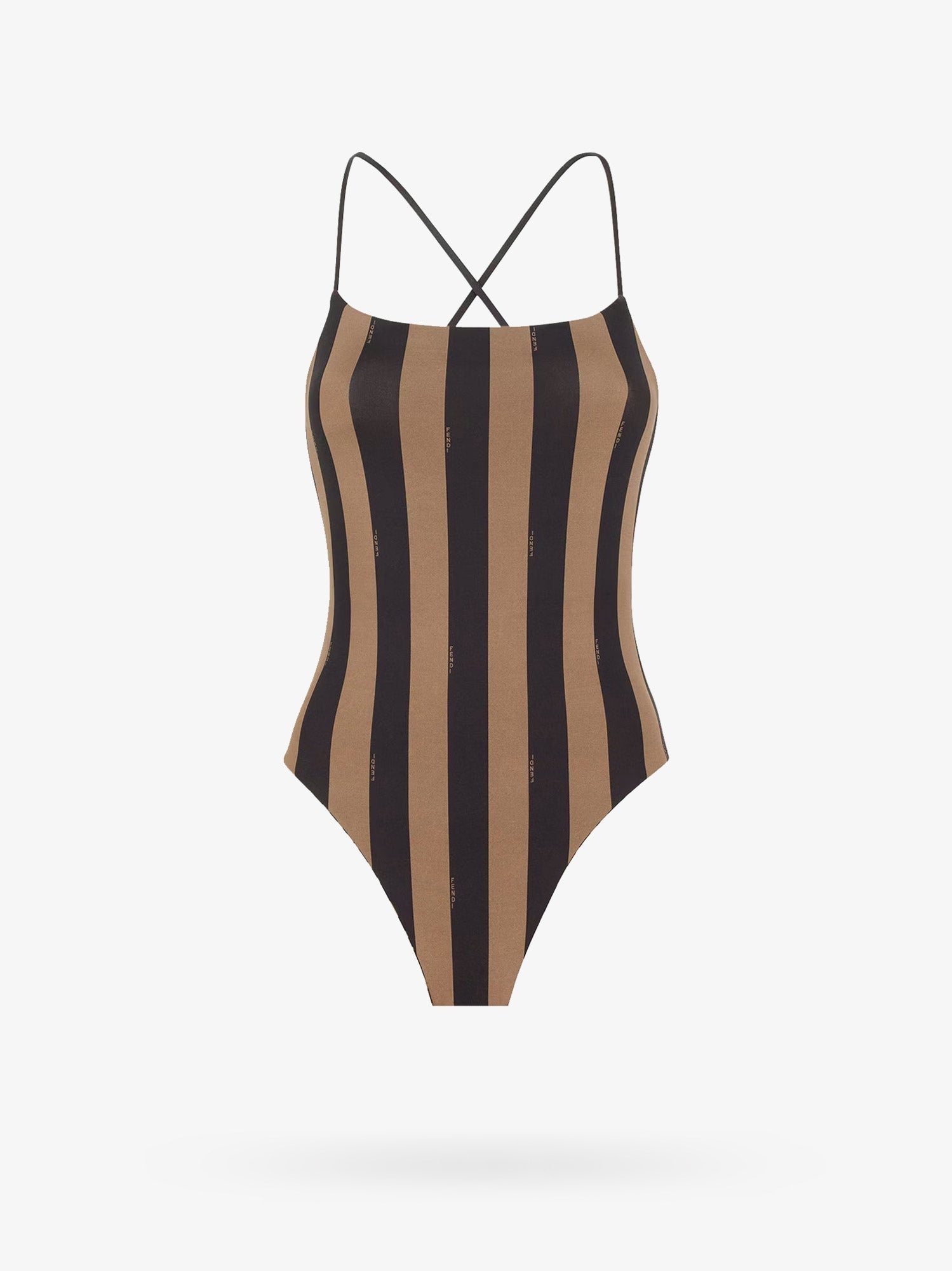 Fendi Woman Swimsuit Woman Brown Swimwear - 1