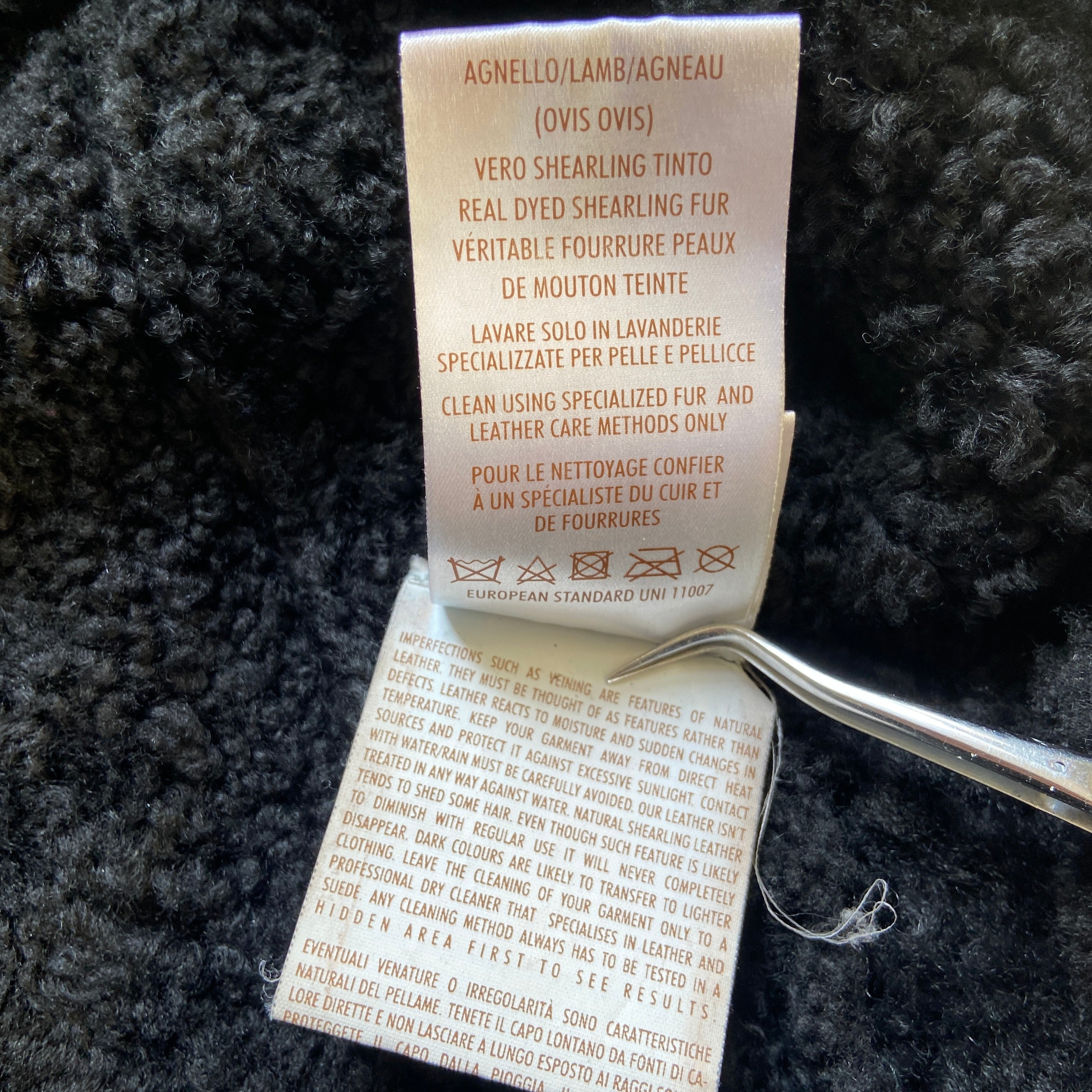 Gucci sheep shearling leather jacket 40 - 11